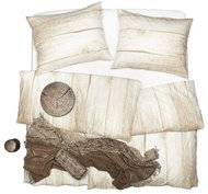 SCANquilt bed linen KLASIK DESIGN wood cream-beige - Bed Linen