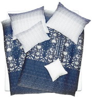 SCANquilt bed linen SATÉN DESIGN blue - Bed Linen