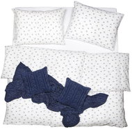 SCANquilt bed linen KLASIK swallows white-gray - Bed Linen