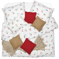 SCANquilt bedding FINO DESIGN snowman white red and blue - Bed Linen