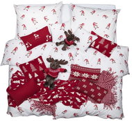 SCANquilt bed linen KLASIK elfi white red - Bed Linen