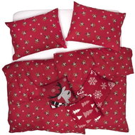 SCANquilt bed linen CLASSIC reindeer red - Bed Linen