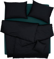 SCANquilt bed linen EXCLUSIVE TENCEL PLUS black 140 × 200/70 × 90 cm - Bed Linen