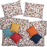 SCANquilt bedding ART JERSEY granada variegated 140 × 200/70 × 90 cm - Bed Linen