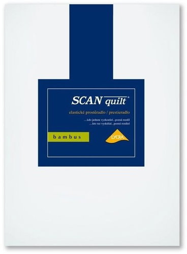 SCANquilt sheet BAMBUS LYCRA white 200x220 cm - Bedsheet - Main image