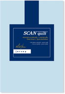 SCANquilt sheet JERSEY ELASTIC LYCRA light blue 180 × 200 cm - Bedsheet