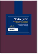 SCANquilt sheet JERSEY ELASTIC LYCRA aubergine 200 × 220 cm - Bedsheet