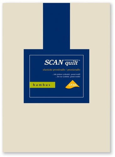 SCANquilt sheet BAMBUS LYCRA cream 200x220 cm - Bedsheet - Main image