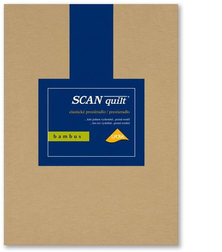 SCANquilt sheet BAMBUS LYCRA beige 200x220 cm - Bedsheet - Main image