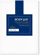 SCANquilt sheet JERSEY ELASTIC LYCRA white 100 × 220 cm - Bedsheet