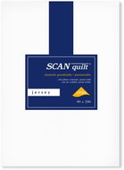 SCANquilt prostěradlo JERSEY LYCRA bílá 100x220 cm - Prostěradlo