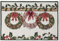 SCANquilt placemats MOTIV Advent wreaths green-red - Placemat