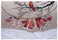 SCANquilt placemats MOTIV santa clothes red and white - Placemat