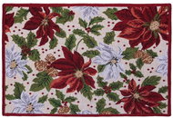 SCANquilt tablecloth MOTIV poinsettia red and white - Placemat