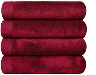 SCANquilt towel MODAL SOFT burgundy 100 × 50 cm - Towel