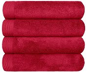 SCANquilt ručník MODAL SOFT červená 50 × 30 cm - Ručník