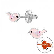 4SILVER Birds with screw pendant (Ag 925/1000, 0,1 g) - Earrings