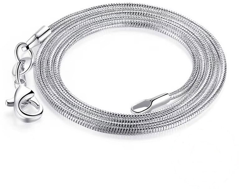 Silver Star Énigme női nyaklánc, kígyó, szélessége 2 mm, hossza 700 mm