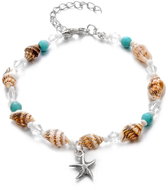 Silver Star Ocean ladies bracelet, Conch, 21 cm - Bracelet