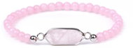 Silver Star Starfall ladies bracelet, pink, Rose Quartz - Bracelet