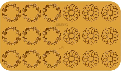 SILIKOMART Corona silicone decoration mould 47 × 27 cm - Baking Mould - Main image