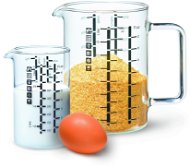 SIMAX Set of Glass Measuring Cups 2 pcs - Scoop