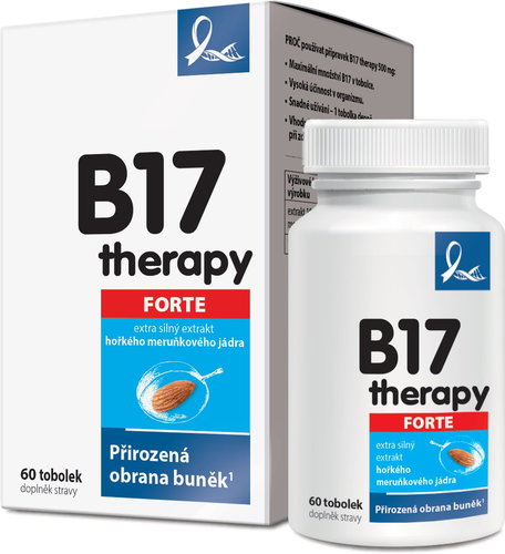 B17 therapy 500 mg 60 capsules - Dietary Supplement - Main image