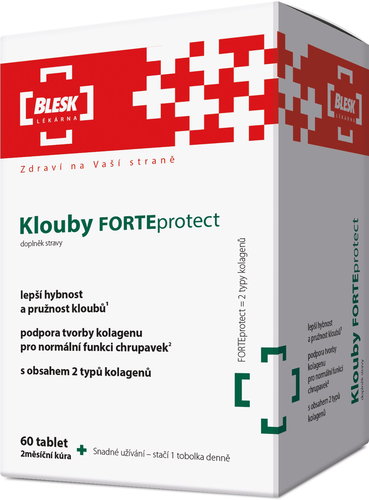 BLESK Joints FORTEprotect 60 Capsules - Colagen - Main image