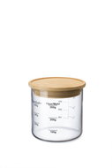 SIMAX Container with scale and wooden lid 0,5 l - Storage Jar