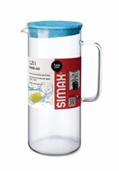 SIMAX Krug 1,25 l mit Deckel, türkis, FRIDGE 2542/MT - Krug