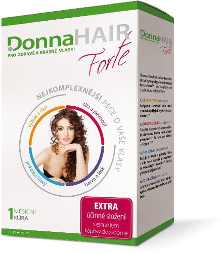 DonnaHAIR FORTE 1 Month Treatment  30 Capsules - Dietary Supplement - Main image