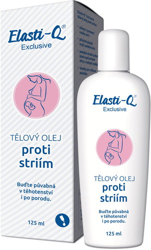 Elasti-Q Exclusive Stretch Mark Prevention Body Oil, 125ml - Oil - Main image