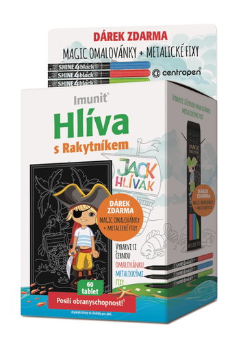 JACK HLÍVÁK Oyster Mushroom  for Children 60 Tablets + Magic Colouring Page - Oyster Mushroom - Main image