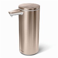 Simplehuman non-contact soap dispenser with variable dosage - 266ml, rose gold steel, rechargeable - Soap Dispenser