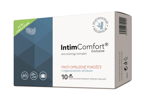 Intim Comfort Anti-Intertrigo Balsam, 10 Wipes - Wet Wipes - Main image