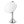 Touch, DUAL LED lighting, 5x, rechargeable, matte stainless steel