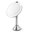 Touch, DUAL LED lighting, 5x, rechargeable, matte stainless steel