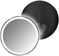 Simplehuman Sensor Compact, LED Light, 3x Magnification, Black - Makeup Mirror