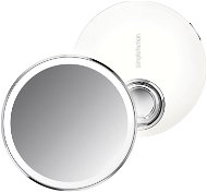 Simplehuman Sensor Compact, LED svetlo, 3× zväčšenie, biele - Kozmetické zrkadlo