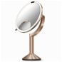 Simplehuman Sensor TRIO with LED lighting, brushed Rose Gold stainless steel - Makeup Mirror