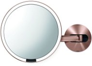 Simplehuman Sensor with LED Lighting, Rose Gold Stainless Steel - Makeup Mirror