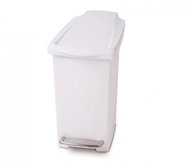 Simplehuman Pedal 10 L, steel pedal, white - Rubbish Bin