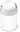 Mini waste basket 1,5 l, white steel, CW2079