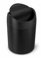 Simplehuman mini odpadkový koš na stůl, 1,5 l, matná černá ocel, CW2100 - Odpadkový koš