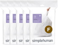 Simplehuman sáčky do odpadkového koše 25 l, typ F, zatahovací, 100 ks, 20 µm - Bin Bags