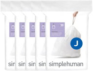 Simplehuman sáčky do odpadkového koše 30-45 l, typ J, zatahovací, 100 ks, 30 µm - Bin Bags