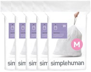 Simplehuman sáčky do odpadkového koše 45 l, typ M, zatahovací, 100 ks, 30 µm - Bin Bags