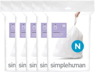 Simplehuman sáčky do odpadkového koše 45-50 l, typ N, zatahovací, 100 ks, 35 µm - Bin Bags