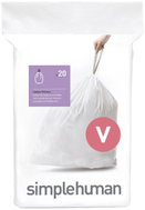 Simplehuman sáčky do odpadkového koše 16-18 l, typ V, zatahovací, 100 ks, 18 µm - Bin Bags
