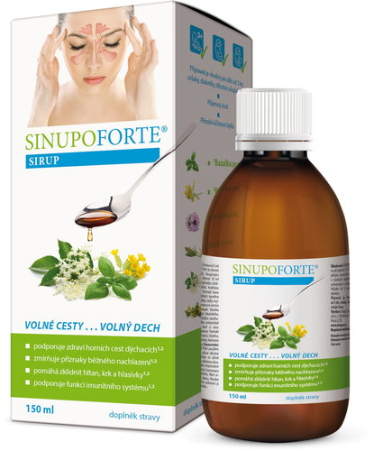 SINUPO Forte Syrup 150ml - Dietary Supplement - Main image
